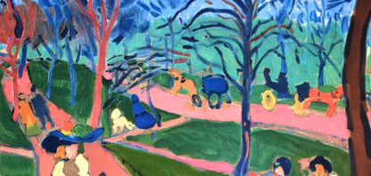 Andr Derain, Hyde Park, Fauves, Collection Pierre Lvy, Lithograph