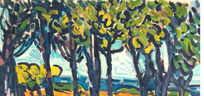 Maurice De Vlaminck, Chataigneraie Chatou, Avec Personnages, Fauves, Collection Pierre Lvy,