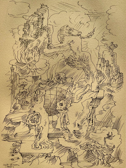 Andr Masson, Mtamorphoses, Masson Dessins, Lithograph