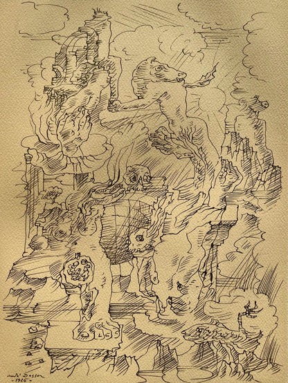 Andr Masson, Mtamorphoses, Masson Dessins, Lithograph