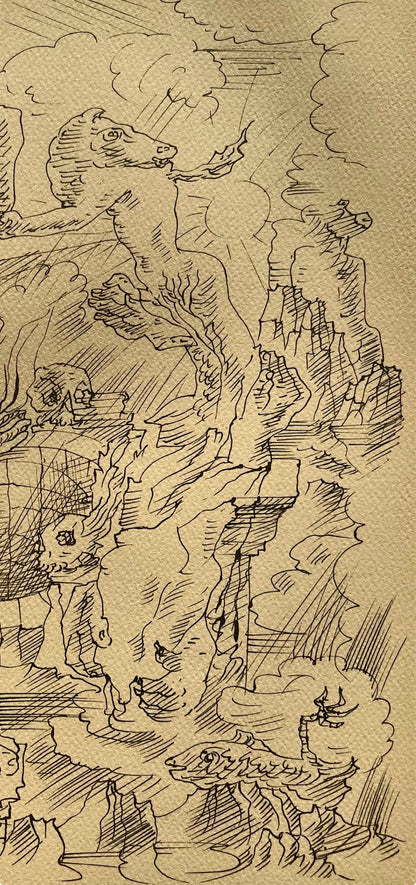 Andr Masson, Mtamorphoses, Masson Dessins, Lithograph