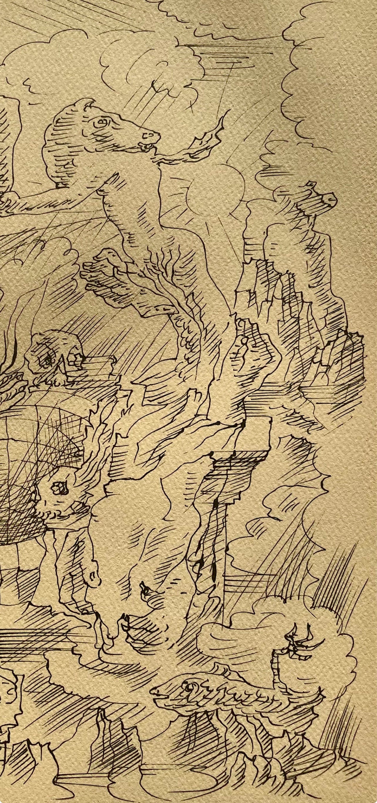 Andr Masson, Mtamorphoses, Masson Dessins, Lithograph