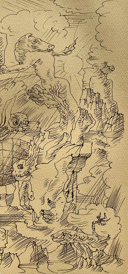 Andr Masson, Mtamorphoses, Masson Dessins, Lithograph