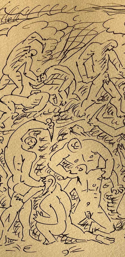 Andr Masson, Massacre, Masson Dessins, Lithograph