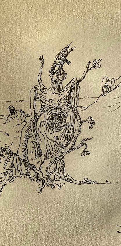 Andr Masson, Le Figuier Dessch, Masson Dessins, Lithograph