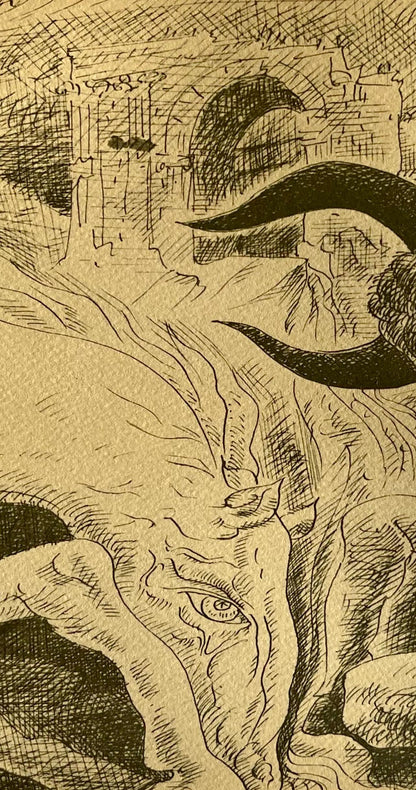 Andr Masson, Souvenir De Medinacelli, Masson Dessins, Lithograph