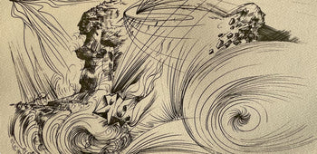 Andr Masson, Dessin Pour La Mythologie De L'Tre, Masson Dessins, Lithograph