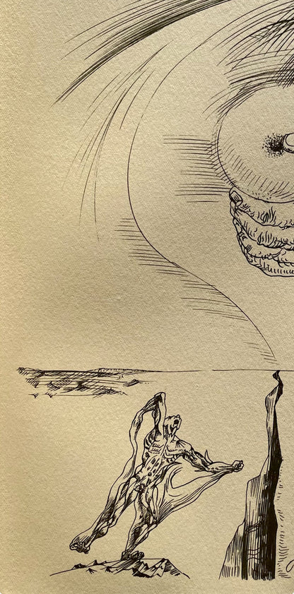 Andr Masson, Palper Le Sein De L'Espace, Masson Dessins, Lithograph