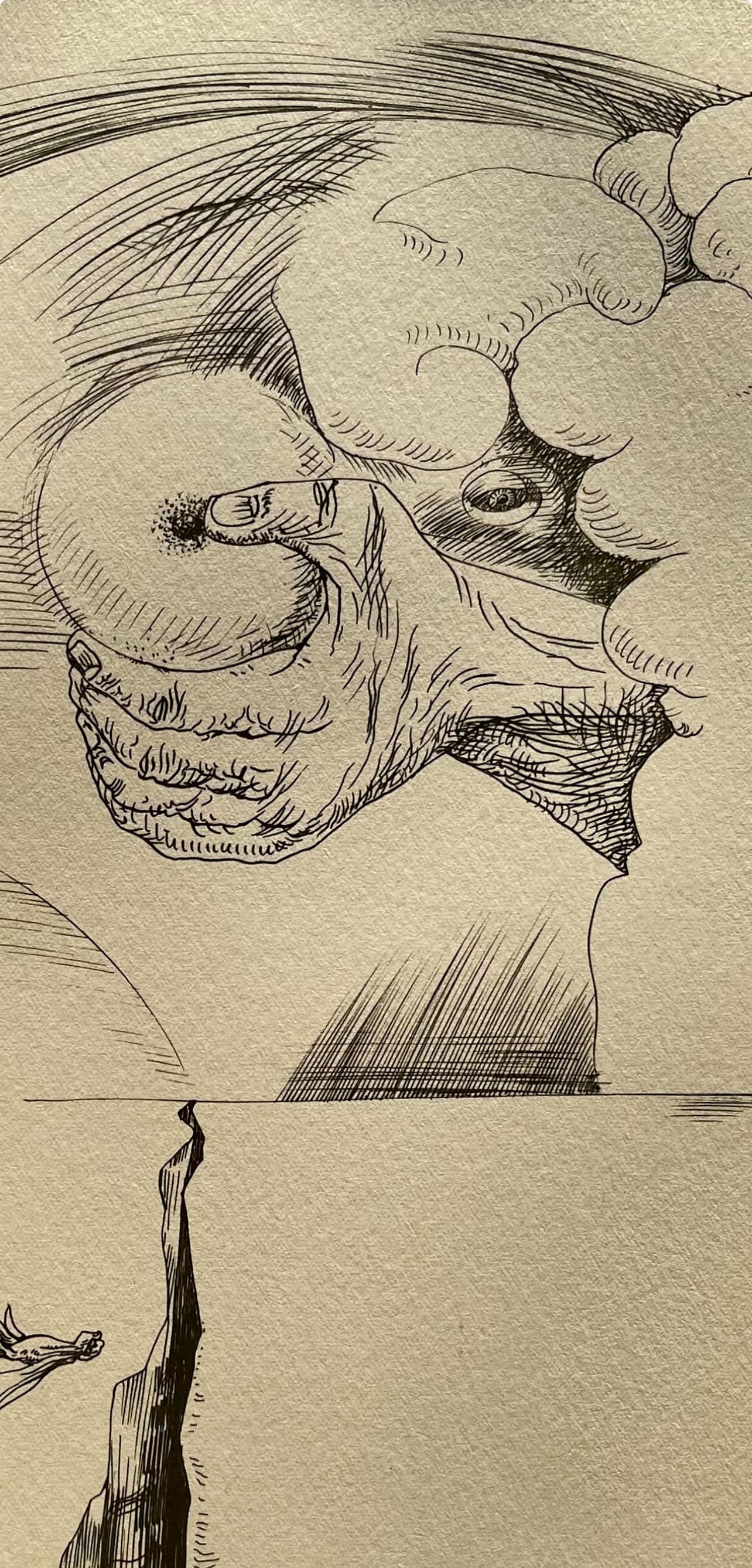 Andr Masson, Palper Le Sein De L'Espace, Masson Dessins, Lithograph