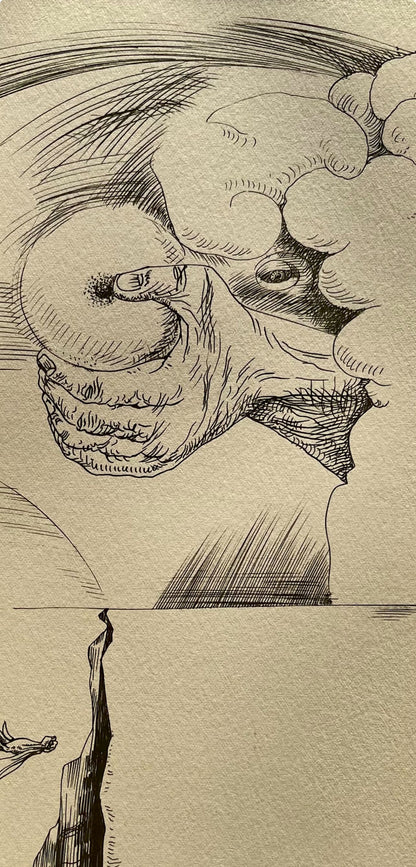 Andr Masson, Palper Le Sein De L'Espace, Masson Dessins, Lithograph