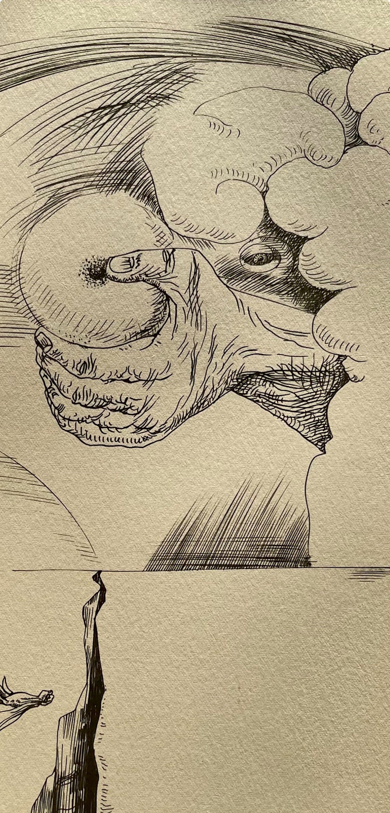 Andr Masson, Palper Le Sein De L'Espace, Masson Dessins, Lithograph