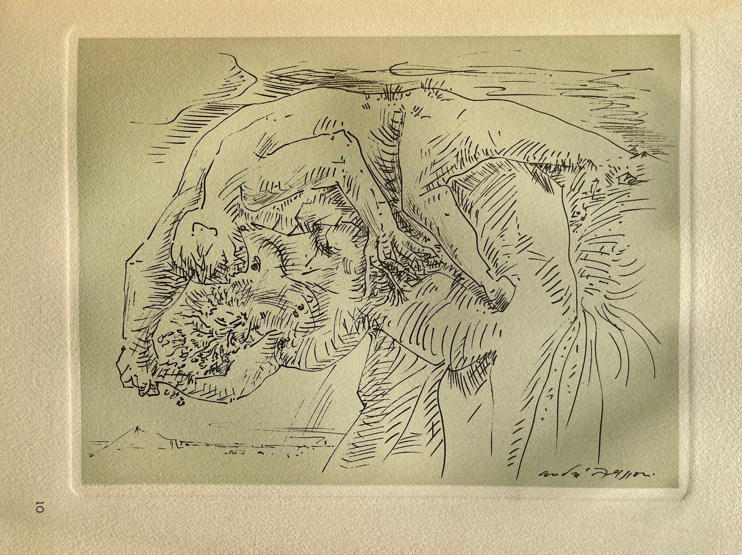 Andr Masson, Idylle, Masson Dessins, Lithograph