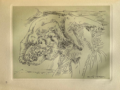 Andr Masson, Idylle, Masson Dessins, Lithograph