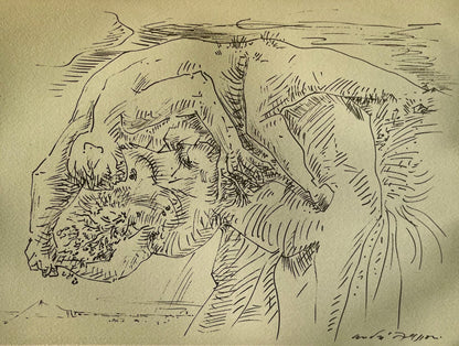 Andr Masson, Idylle, Masson Dessins, Lithograph