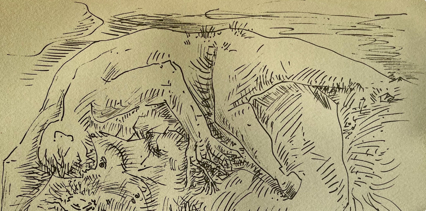 Andr Masson, Idylle, Masson Dessins, Lithograph