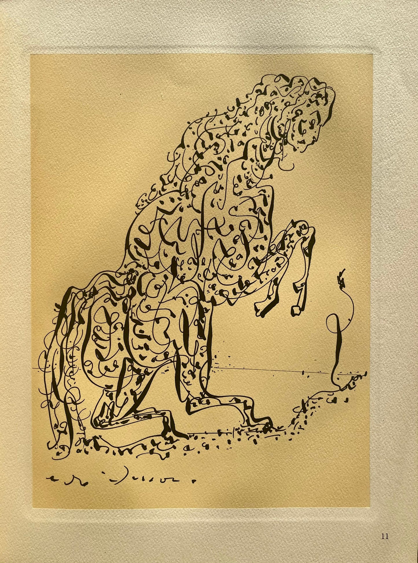 Andr Masson, La Chimre Au Serpent, Masson Dessins, Lithograph