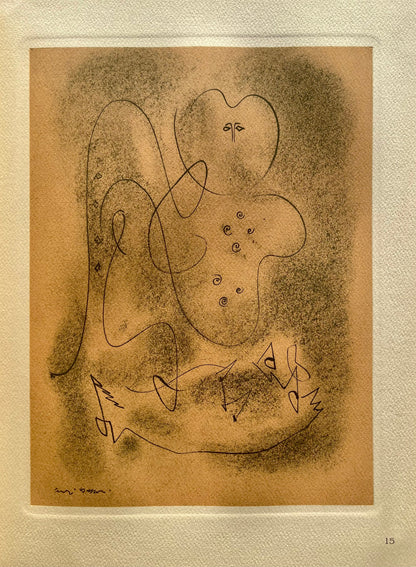 Andr Masson, La Pieuvre, Masson Dessins, Lithograph