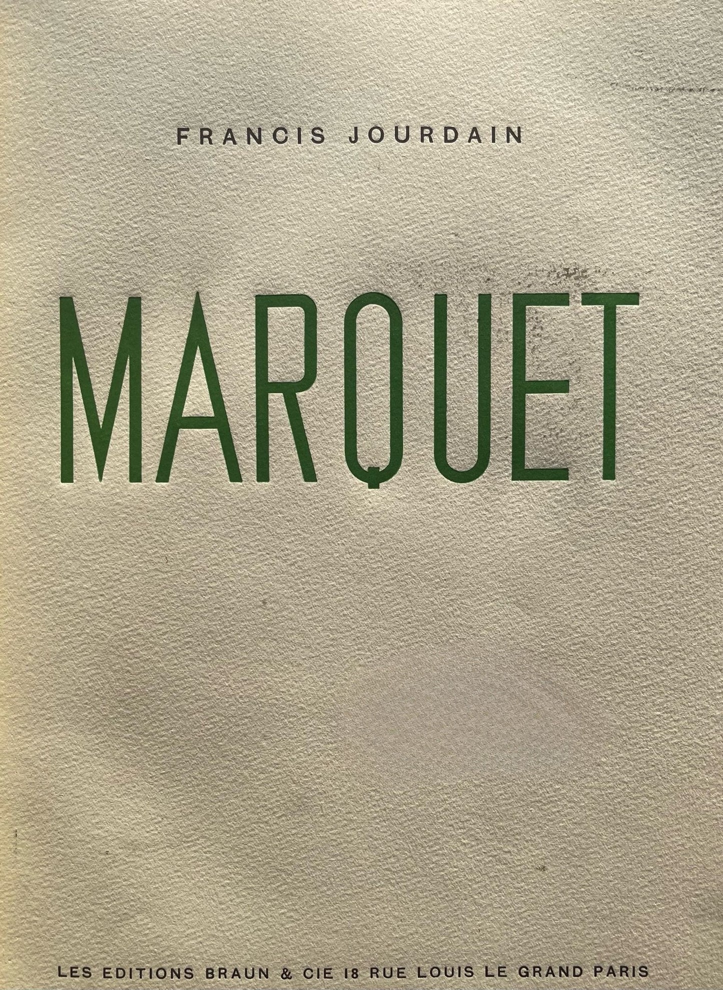 Albert Marquet, Marseille: Le Vieux Port, Marquet, Lithograph