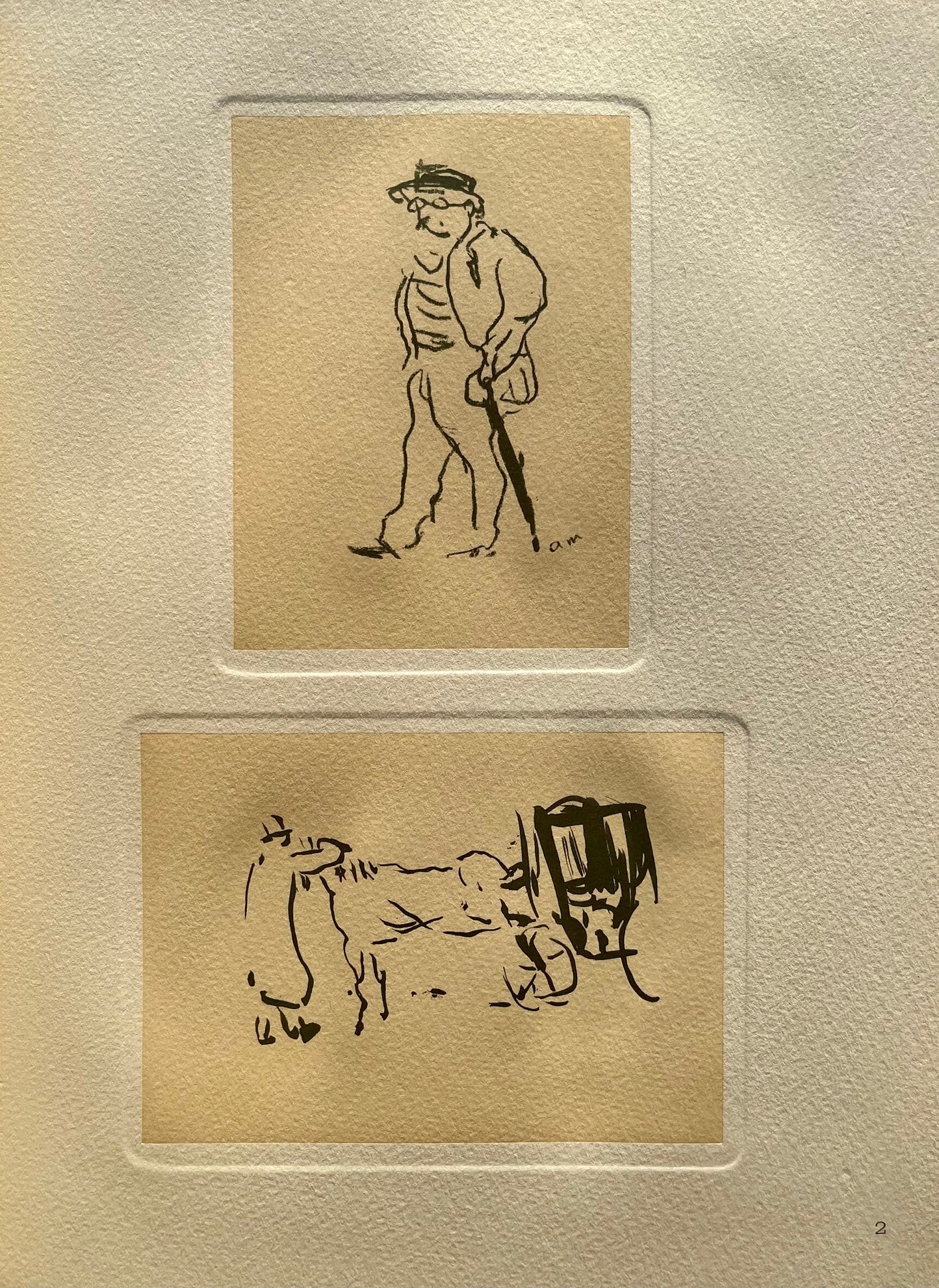 Albert Marquet, Croquis Parisiens, Marquet, Lithograph