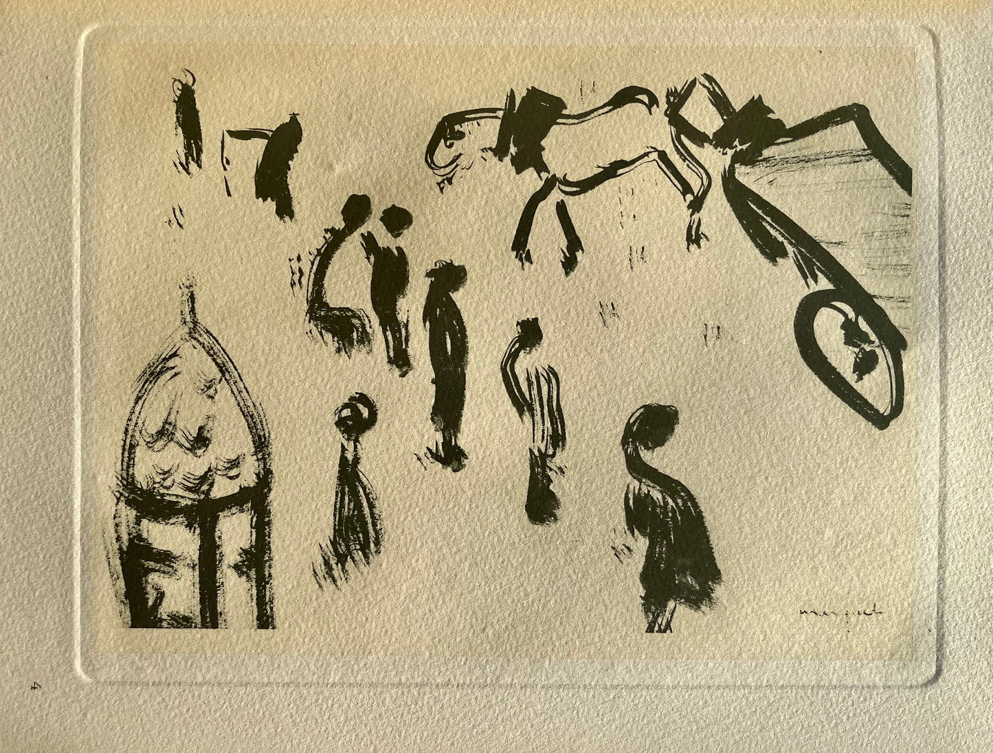 Albert Marquet, Rue Hambourg, Marquet, Lithograph