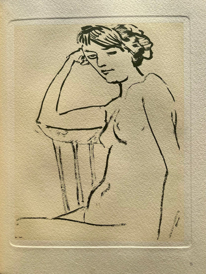 Albert Marquet, Nu La Chaise, Marquet, Lithograph
