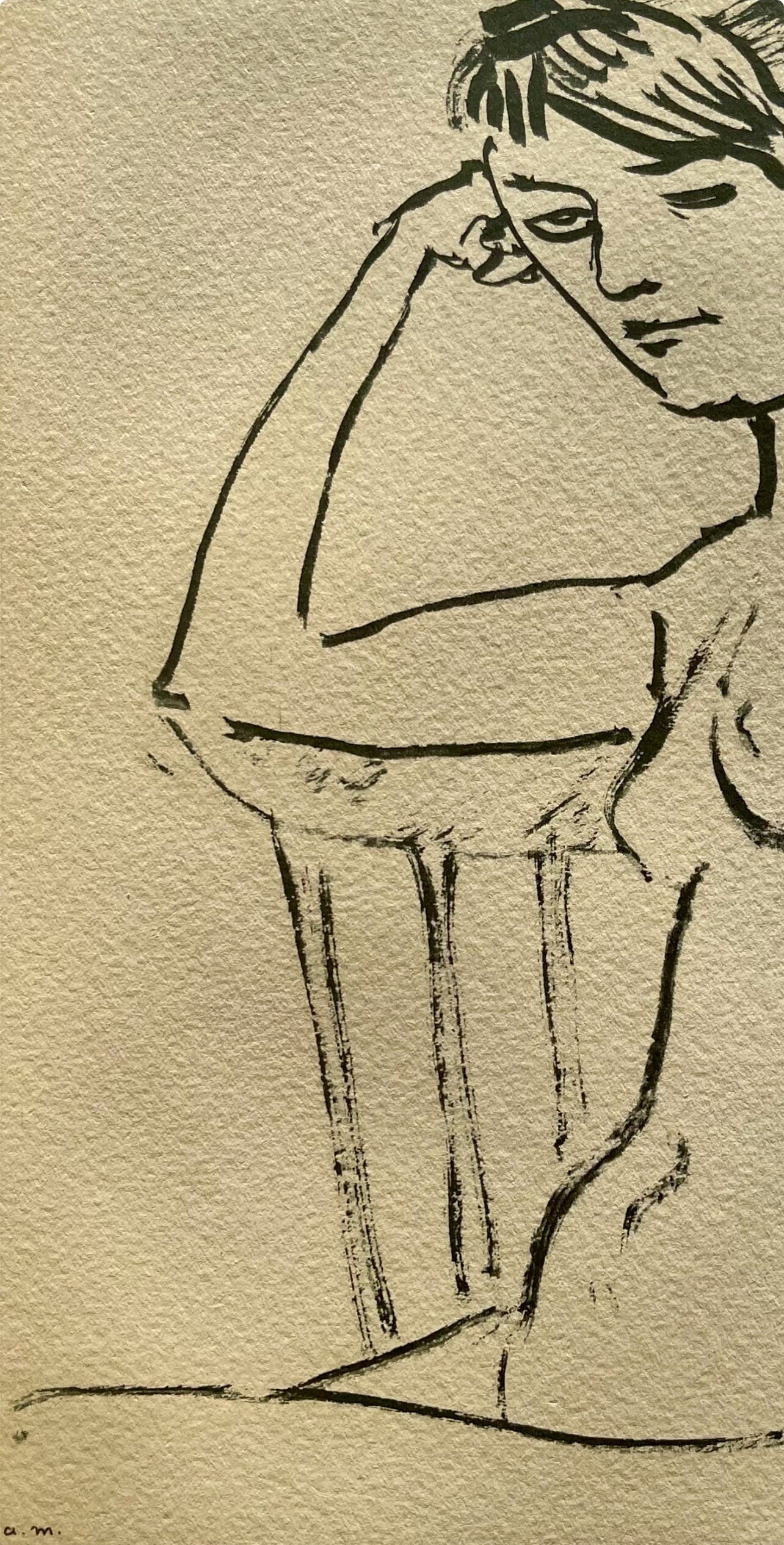 Albert Marquet, Nu La Chaise, Marquet, Lithograph