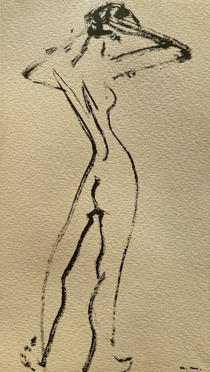 Albert Marquet, Femme Se Coiffant, Marquet, Lithograph