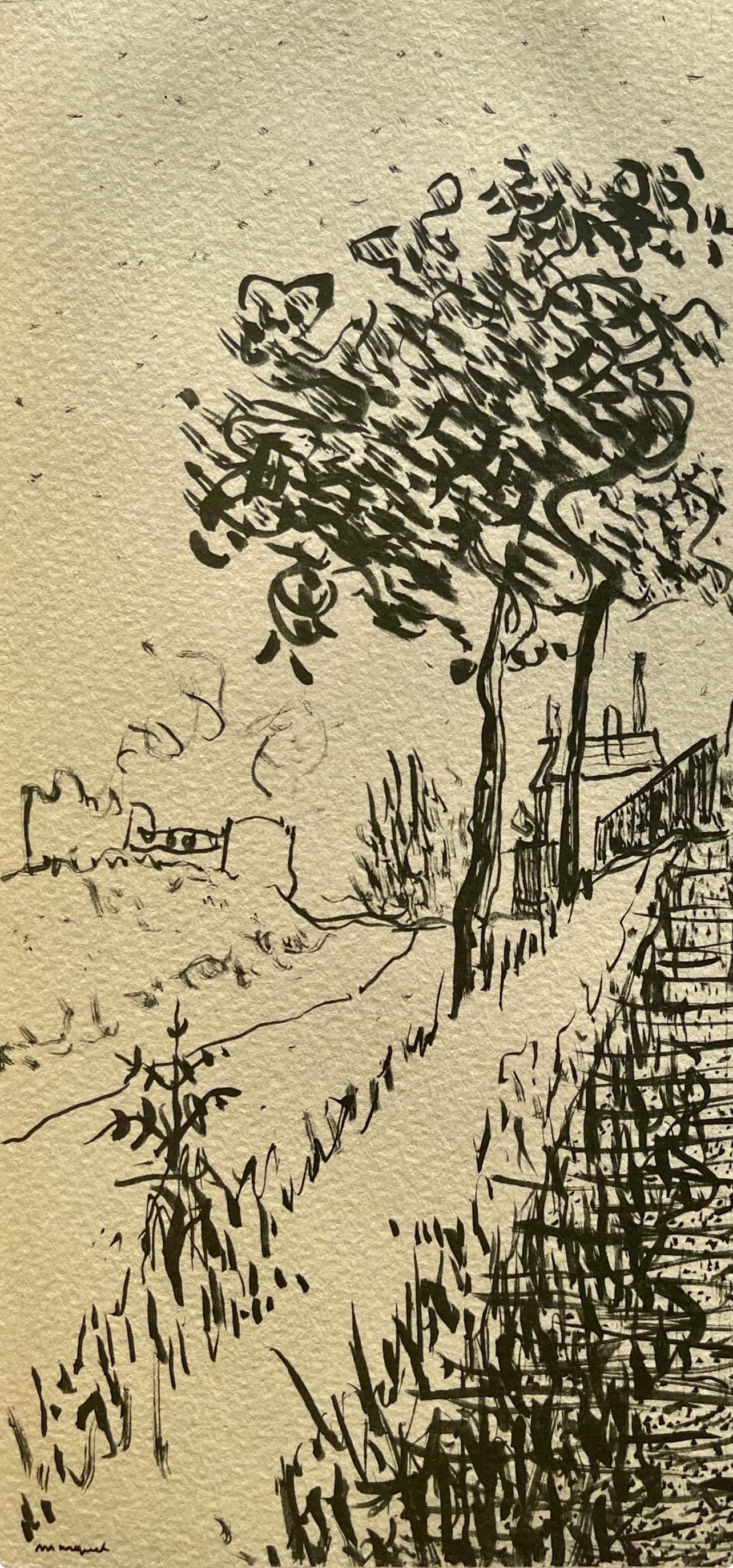 Albert Marquet, Banlieue De Paris, Marquet, Lithograph