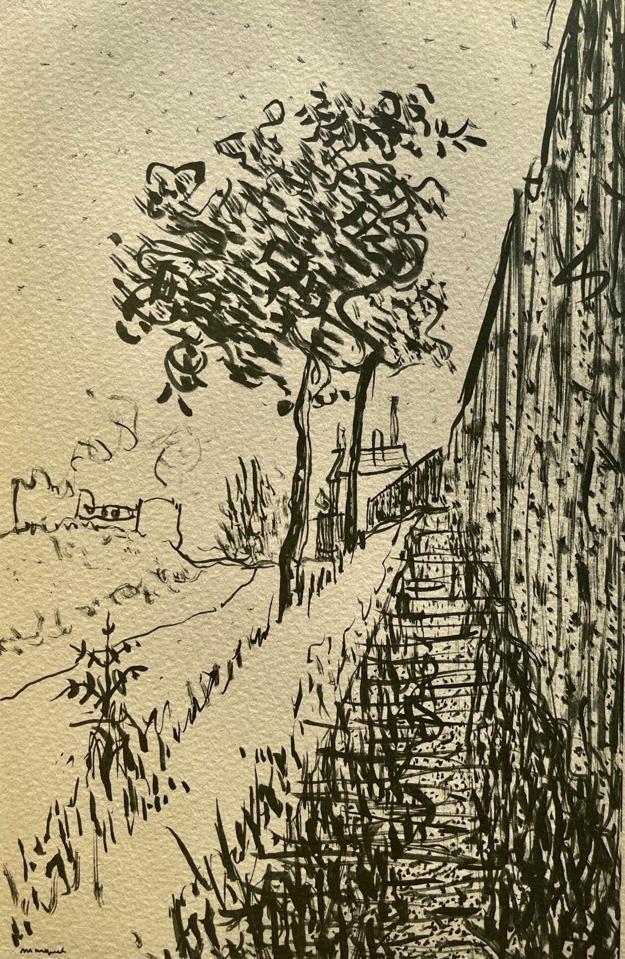 Albert Marquet, Banlieue De Paris, Marquet, Lithograph