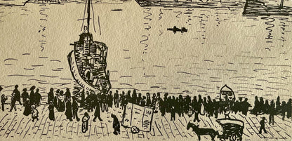 Albert Marquet, Marseille: Le Vieux Port, Marquet, Lithograph