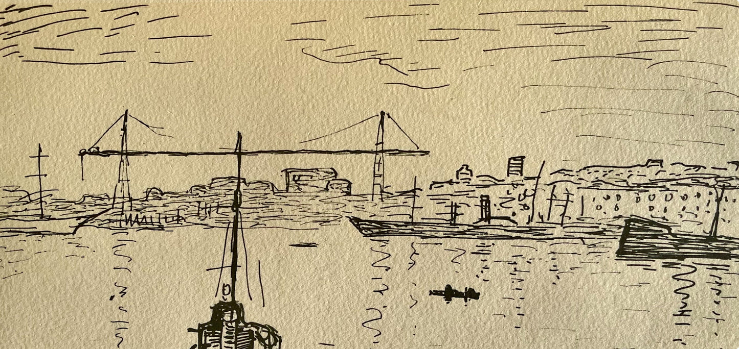 Albert Marquet, Marseille: Le Vieux Port, Marquet, Lithograph