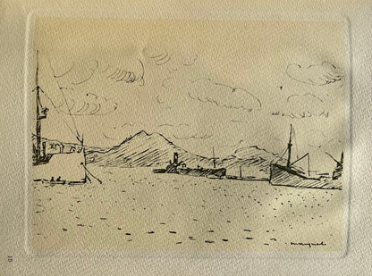 Albert Marquet, La Goulette, Marquet, Lithograph