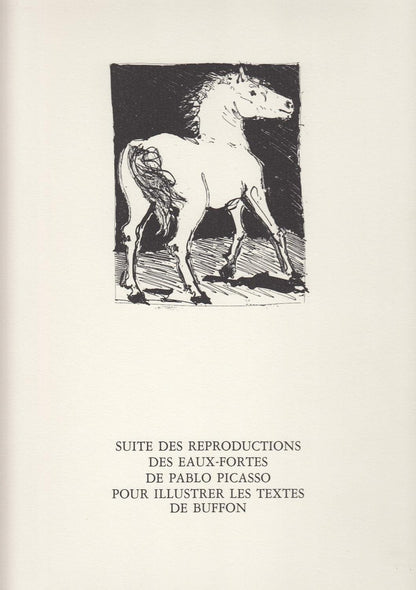 Pablo Picasso, Le Blier, Histoire Naturelle, Lithograph