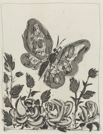 Pablo Picasso, Le Papillon, Histoire Naturelle, Lithograph