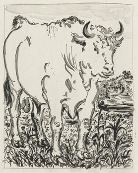 Pablo Picasso, Le Buf, Histoire Naturelle, Lithograph