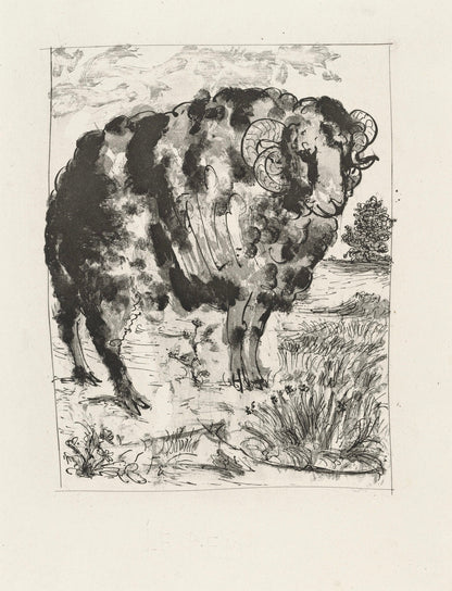 Pablo Picasso, Le Blier, Histoire Naturelle, Lithograph