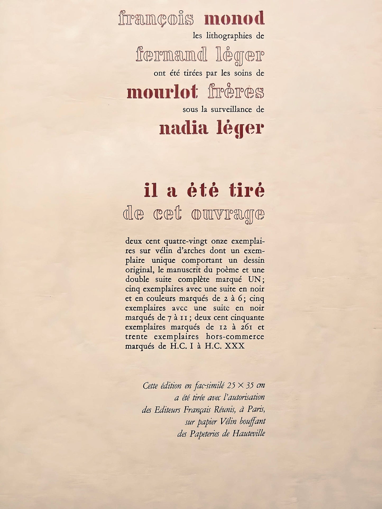 Fernand Lger, Composition, mes voyages