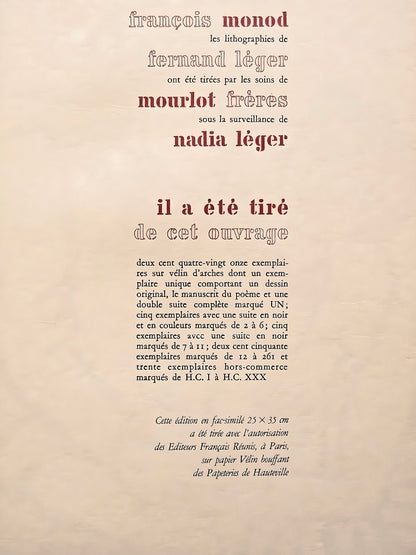 Fernand Lger, Composition, mes voyages