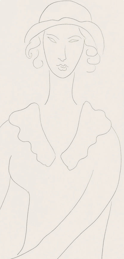 Henri Matisse, Eventail De Madame Mallarm (Madame Mallarm'S Fan), Posies, Lithograph