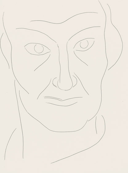 Henri Matisse, Portrait Of Baudelaire, Posies, Lithograph