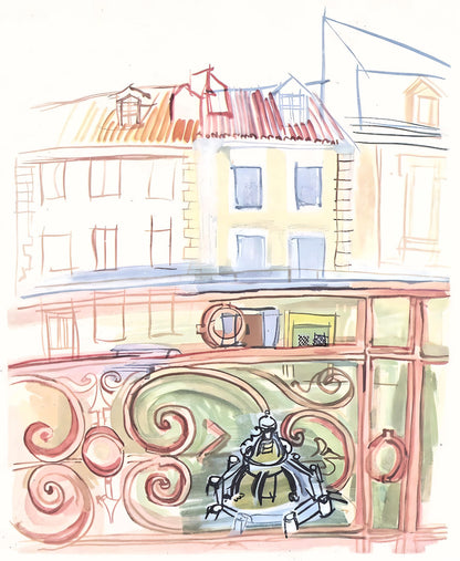 Raoul Dufy, La Fentre De Dufy Aspet, Vacances Forces