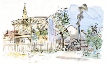 Raoul Dufy, La Batteuse S'En Va, Page, Vacances Forces