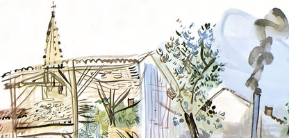 Raoul Dufy, La Batteuse S'En Va, Page, Vacances Forces