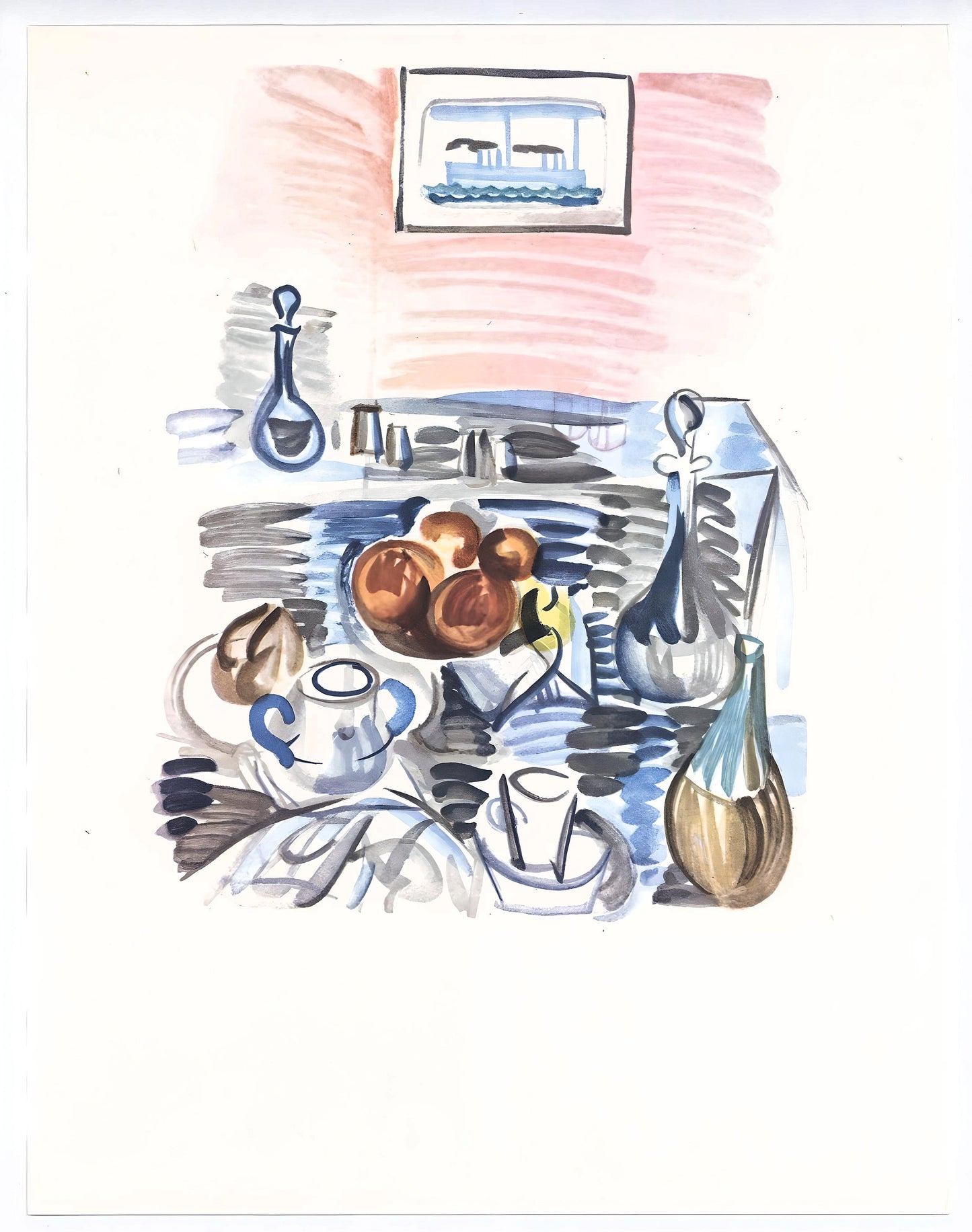 Raoul Dufy, Djeuner De Cassis, Vacances Forces