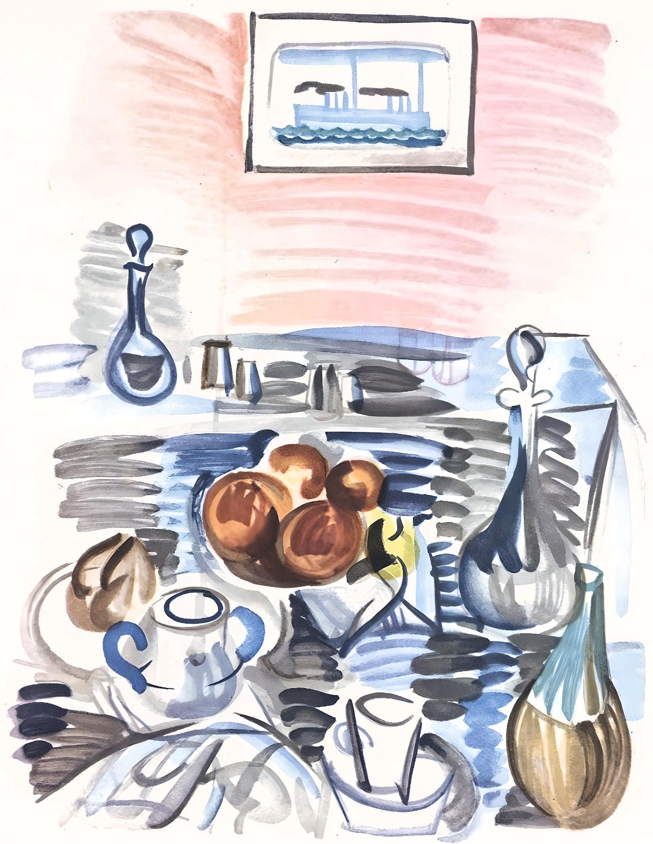 Raoul Dufy, Djeuner De Cassis, Vacances Forces