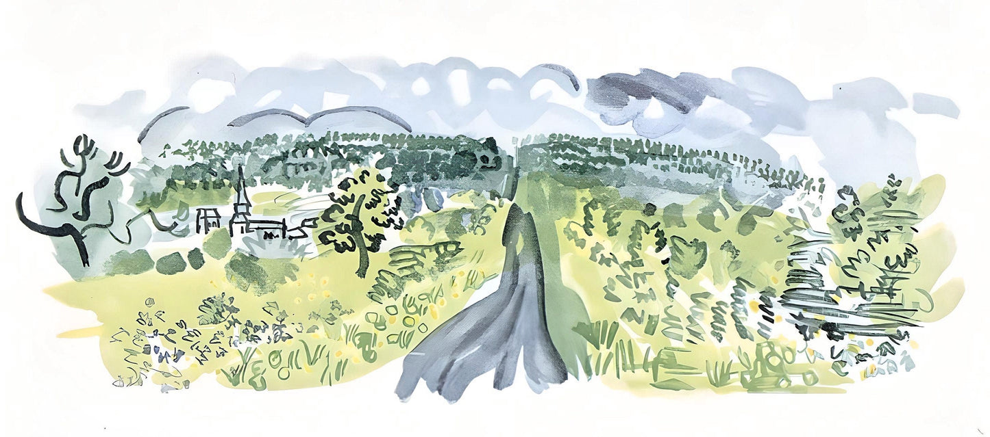 Raoul Dufy, Village De France, Vacances Forces