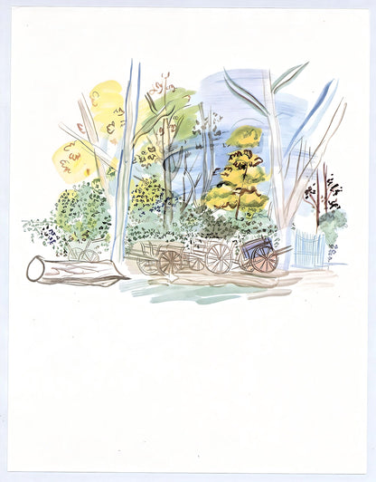 Raoul Dufy, Le Cimetire Des Carrioles, Vacances Forces