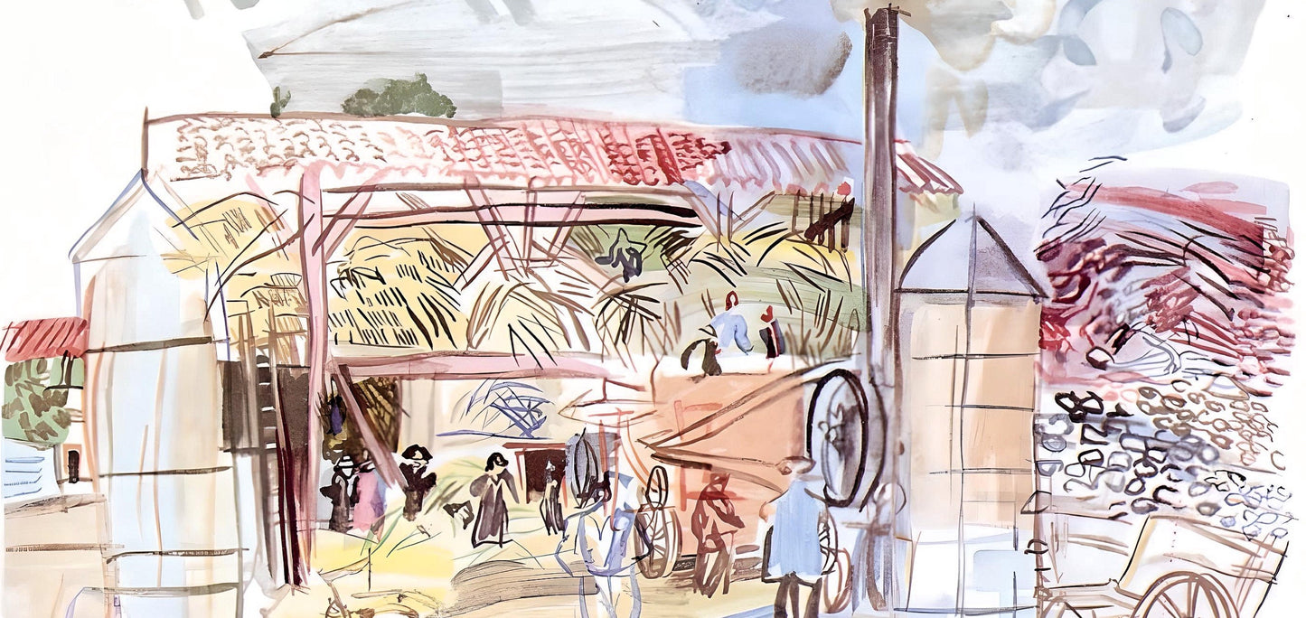 Raoul Dufy, A La Batteuse, Vacances Forces