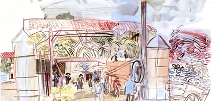 Raoul Dufy, A La Batteuse, Vacances Forces