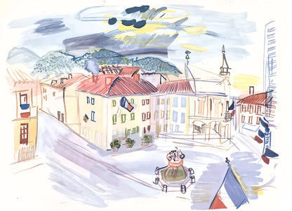 Raoul Dufy, Aspet Pavoise, Vacances Forces